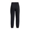 Under Armour Pjt Rock Hw Terry Pants Solid Color Drawstring Cuffed Knit Sports Pants Women Pants Black 1380196-001
