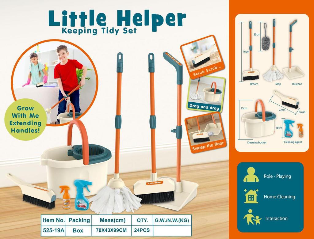 Cross-border Kids' Electric Vacuum Cleaner Toy Role-Playing Cleaning Set