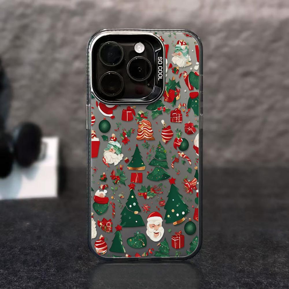 Full Screen Christmas Gift Christmas Tree for iPhone17ProMax Mobile Phone Protective Case Apple 15/14 Niche