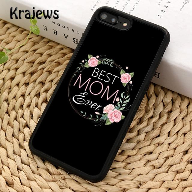 Krajews Beste Mama aller Zeiten Weiche Handyhülle für iPhone 14 5 SE 6s 7 8 plus X XR XS 11 12 13 pro max Samsung Galaxy S21 S22 ultra