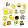 50pcs Cute Waterproof Yellow Orange Stickers For Water Bottle Trunk Journaling
