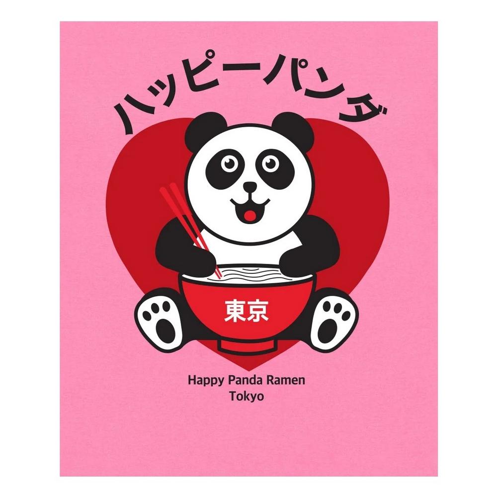 TORC Unisex Adult Happy Panda T-Shirt