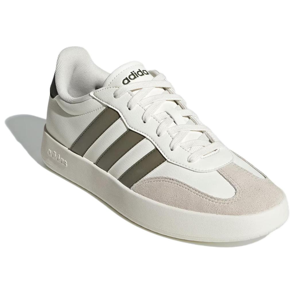 Adidas Anti-Slip Wear-Resistant Low-Top Skateboard Shoes Unisex White Sneakers JI2309