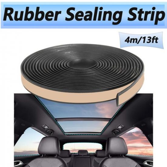 4m Rubber Weatherstrip Seal Strip Car Front Rear Side Glass Window Trim Moulding