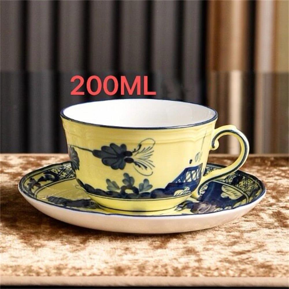 Home Furnishings Ceramic Cups And Plates Afternoon Tea Set Coffee Cups Restaurant Kitchen Supplies Gift Box 111ML/111mL
