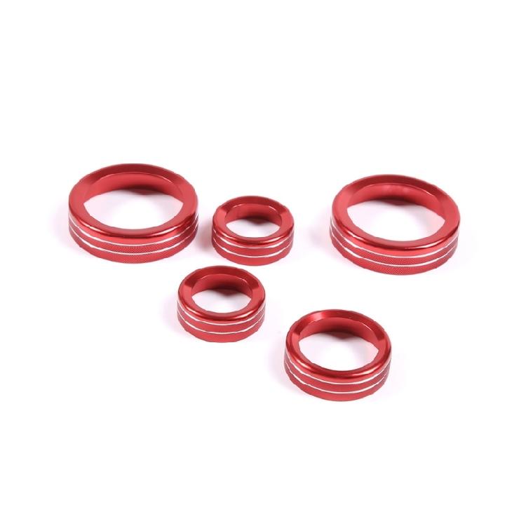 Colorful Car Center Control Air Conditioner Switches Cover Trims Button Rings