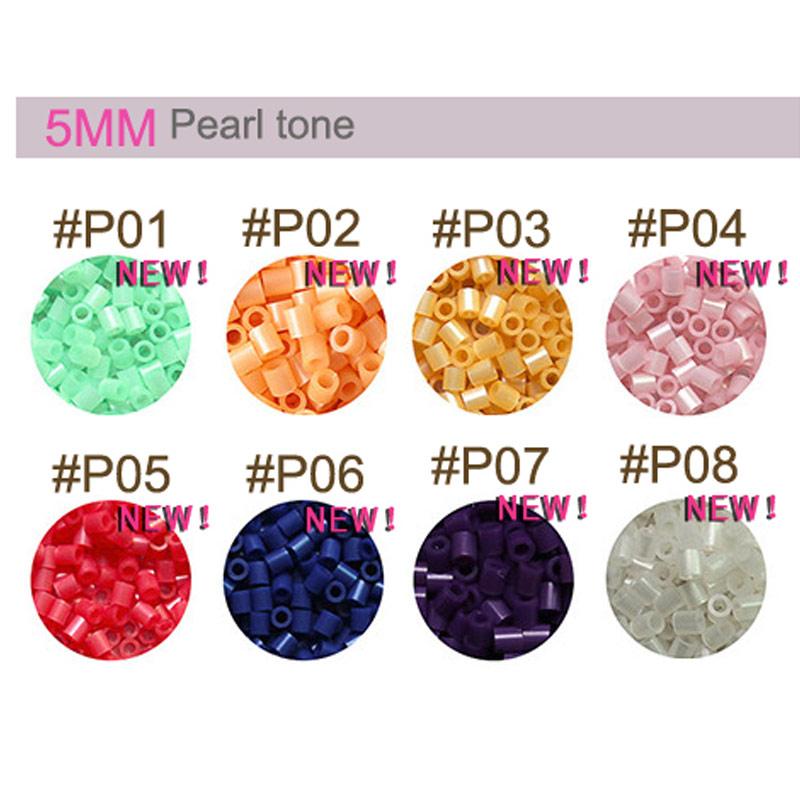 YantJouet 5mm Beads 1000pcs Pearl Color Iron Beads for Kids Hama Beads Diy Pixel Puzzles High Quality Handmade Gift Toy
