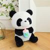 Plush Toy Giant Panda Holding Bottle Panda Doll Doll Children'S Birthday Temple Fair Gift