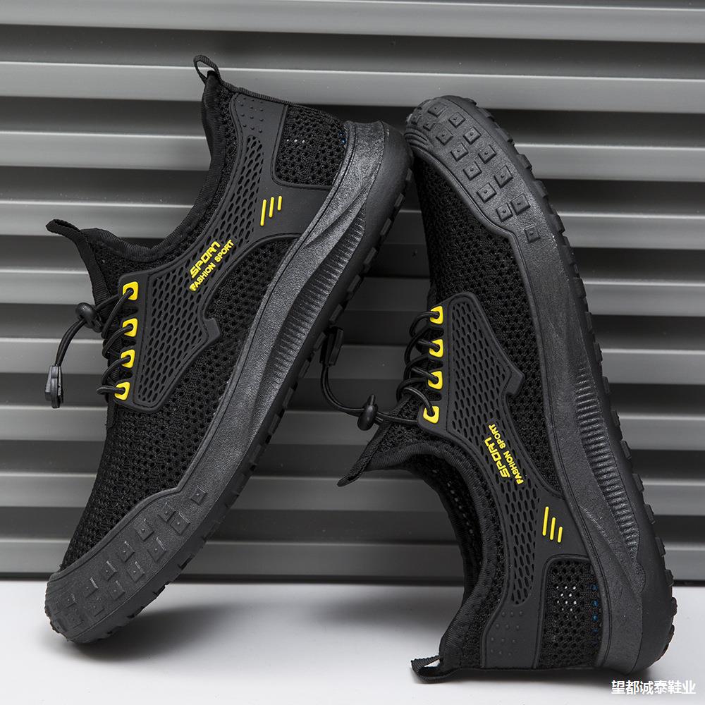 Herren Mesh Atmungsaktive Freizeitschuhe Modetrend Keine stickigen Füße Plateau Sportschuhe Herrenschuhe