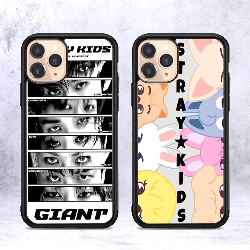 1PC Fashion Kpop S-Stray-Kids Phone Case For iPhone 17 16 15 14 13 Plus 12 11 Pro Max PC+TPU Cases Back Cover
