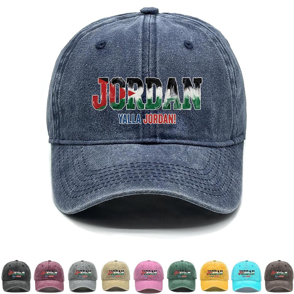 Flag Printed Snapback Baseball Cap , Adjustable Sun Hat Sweatband Fit All-season Inelastic Sports Hat
