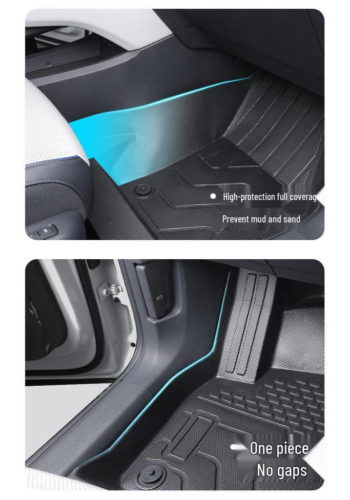 BYD Song Pro Floor Mats: Compatible with 25 Models, Full Coverage TPE, for DM/DMI Car Accessories.