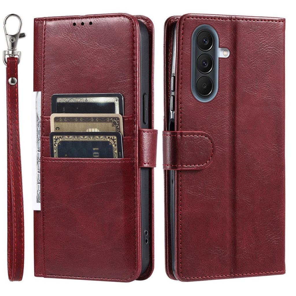 Cover for Samsung Galaxy A57 5G Retro PU Leather Flip Wallet Phone Case Multi Card Slots