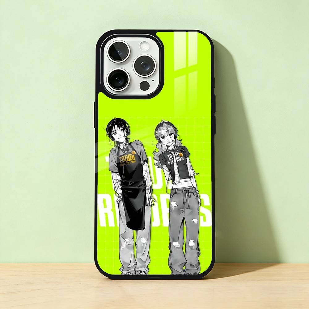 AAA Aya Osawa Mitsuki Koga MitsuAya Phone Case Color Silver Shell For IPhone 17 16 15 14 13 12 11 Pro Max Plus