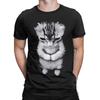 Mens TShirts Funny Cute Sad Crying Cat Meme Amazing 100 Cotton Tees Short Sleeve El Gato Munchkin Kitten Art T Shirt Clothing
