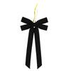 Large Red Velvet Christmas Bow Ornament Xmas Tree Hanging Decor for New Year Wedding Party Home Decoration