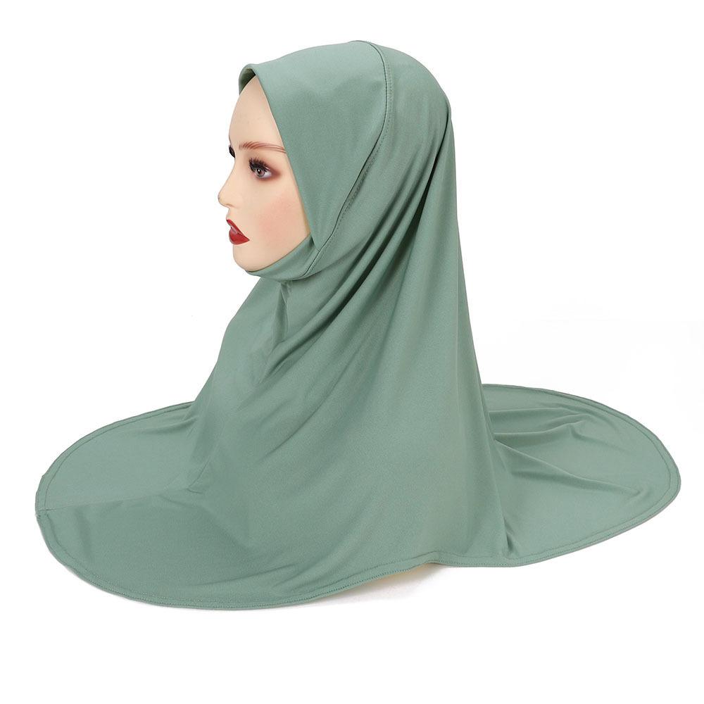 Women's Hijab, Arabian Hijab, Double Round Edge Hijab, Bottom Cap, High Elastic Scarf