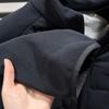 Men's Ribbed Cotton Padded Jacket - Warm Stand Collar for Autumn/Winter, Suitable for Mid-Age and Youth, Casual Versatile Layering.