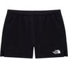 Mid-Rise Logo Drawstring Casual Shorts Women Shorts Black NS6KR30J