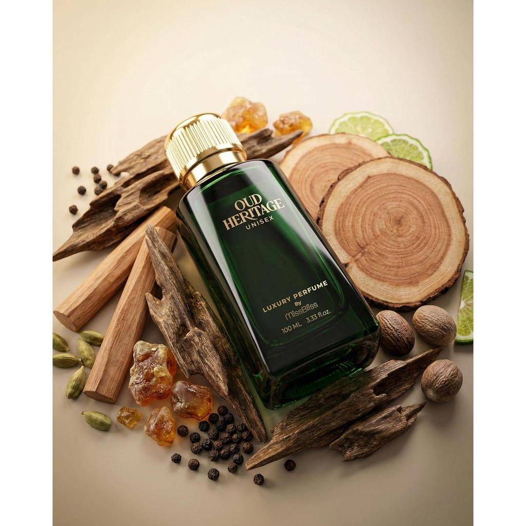 MissBliss - Oud Heritage 100ml | Eau de Parfum | Luxury Unisex Perfume for Man & Woman |