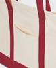 Musinsa Standard Daily Canvas Tote Bag [Ivory/Red]