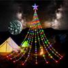 6/7Ft Fairy LED Lights Smart LED RGB Christmas Tree Lights with Star Topper DIY Color Music Sync Timer for Christmas Tree Decor
