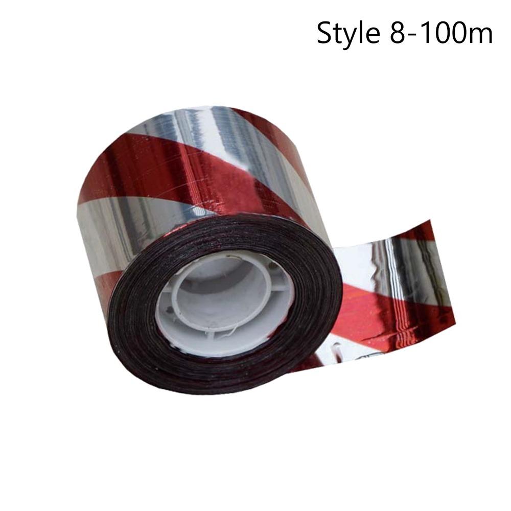 50M/100M Double-sided Reflective Bird Repellent Ribbon Multipurpose Flashing Hanging Anti Bird Tape Adhesive-free