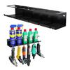 Wall-Mounted Aerosol Spray Can and Tool Organizer for Garage or Home