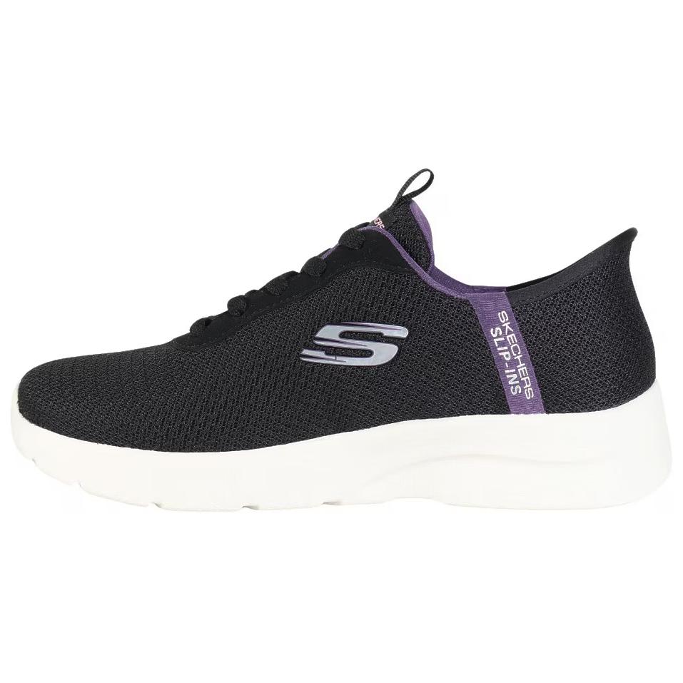 Skechers Sport Удобные Легкие Низкие Повседневные Беговые Кроссовки Женские кроссовки Черный 150480-BKPR 35