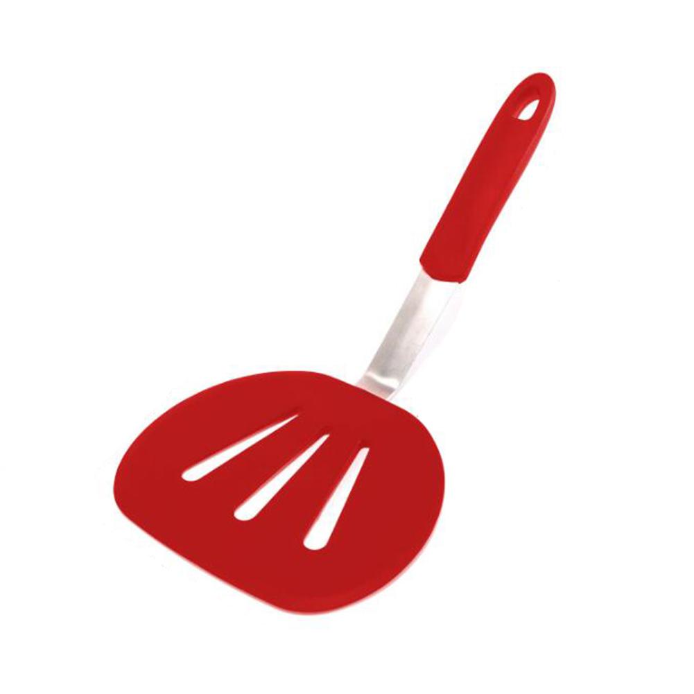 Silicone Steak Spatula With Ergonomic Lengthened Handle Western-style Elastic Heat Resistance Non-stick Steak Spatula Kitchenware