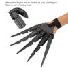 Dioche Halloween Articulated Fingers Extensions, Wearable Horrific Finger Extension, Party Supplies Cosplay Props, Fits All Finger Sizes (Left Hand)