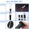 Elektrisches Weinöffner-Set Wiederaufladbares Weinflaschen-Korkenzieher-Entferner-Kit