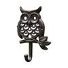 Hollow Owl Hook Wall Hanging Decoration Home Foyer Clothes Couple Cast Iron Black Wrought Iron Garden Courtyard Wall Decoration