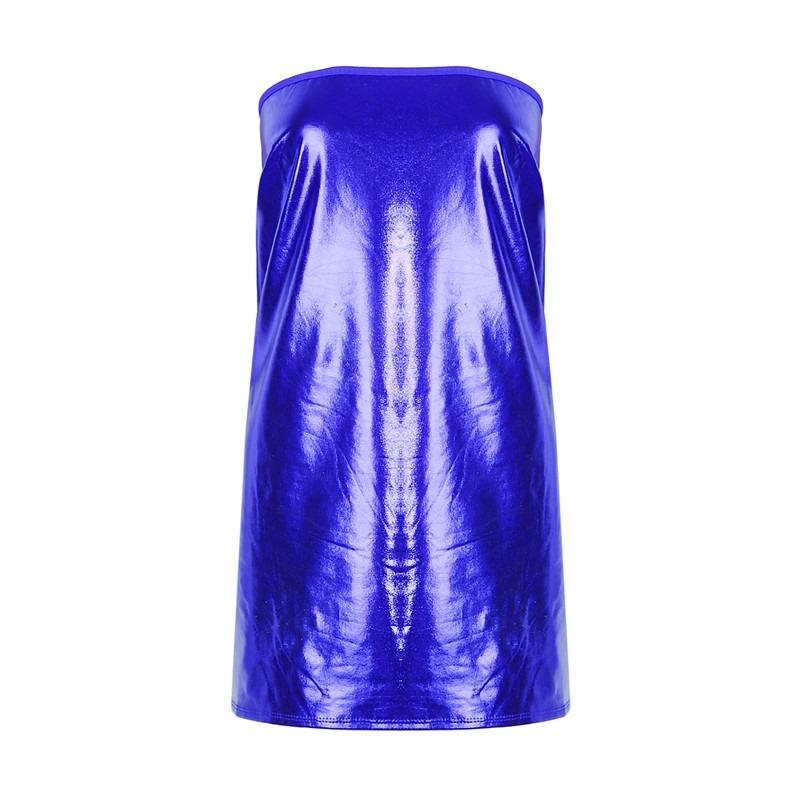 Glisten PVC Faux Leather Minidress Bodystockings Babydoll Lingerie Sets Underwear Bodysuits