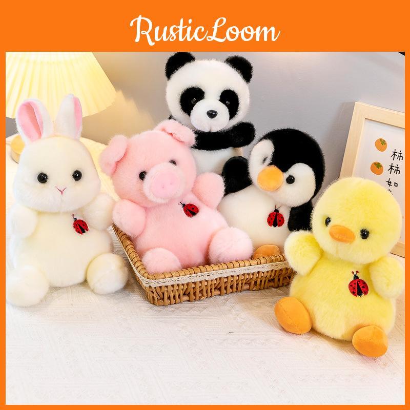 Soft Animal Plush Toy White Rabbit With Pp Cotton For Children Comfort Gift