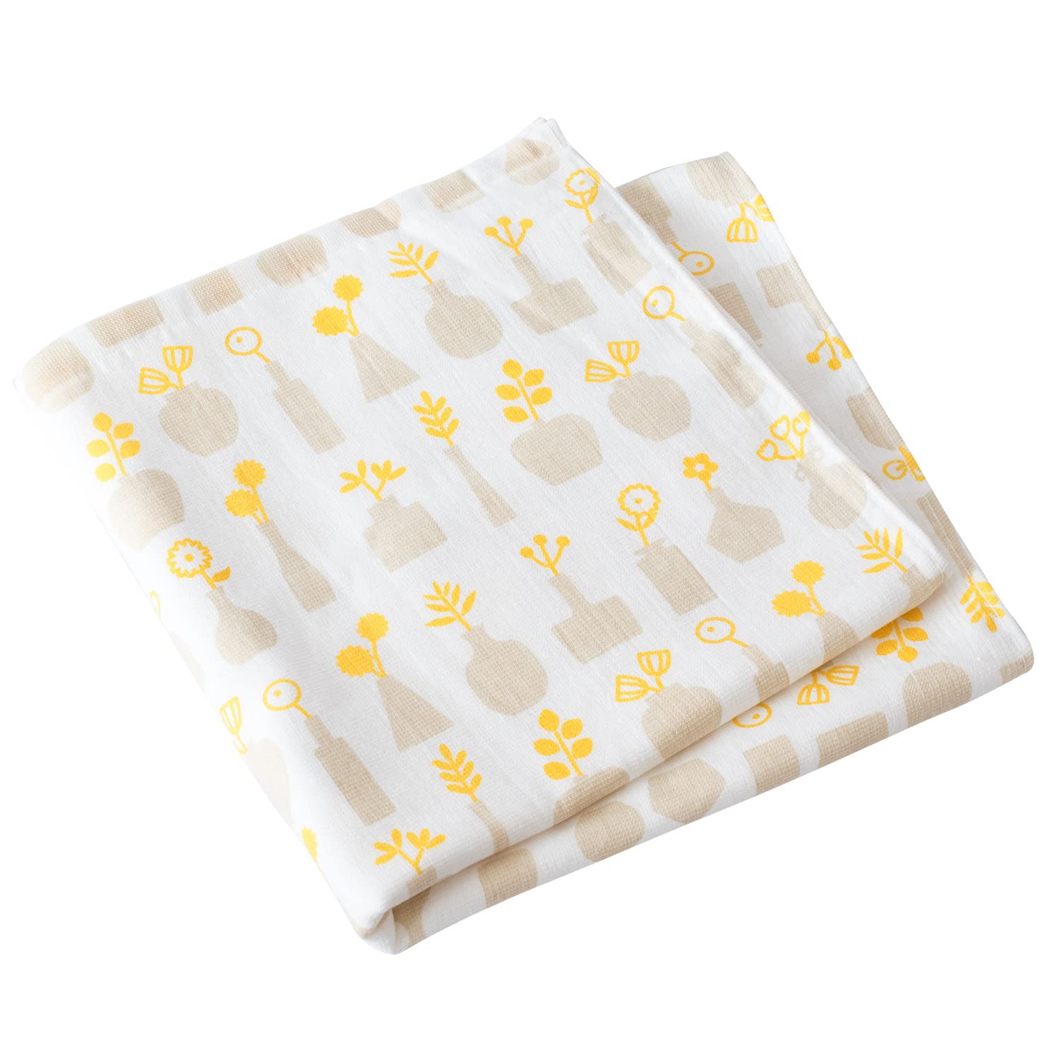 

Bloom Gauze Touch Bath Single Senshu Made in Japan Vase Towel, Item, Towel, Quick-Drying, Lightweight, Thin, 100% Cotton, (Flower Beige)