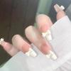 Frühling und Sommer Wind Tragen Nagel Reiner Wunsch Nagelpflaster Aufhellend Abnehmbares Nagelstück Langes und kurzes Nagelstück Fertigprodukt