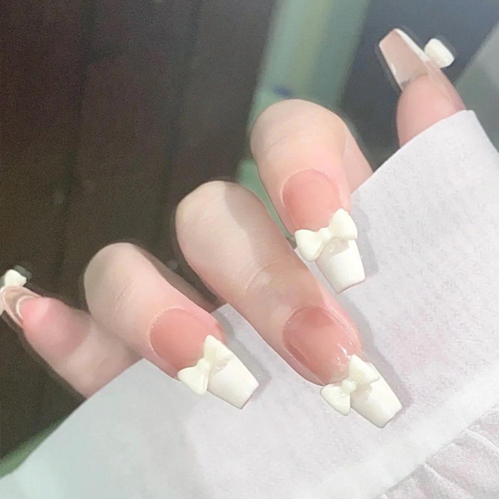 Frühling und Sommer Wind Tragen Nagel Reiner Wunsch Nagelpflaster Aufhellend Abnehmbares Nagelstück Langes und kurzes Nagelstück Fertigprodukt