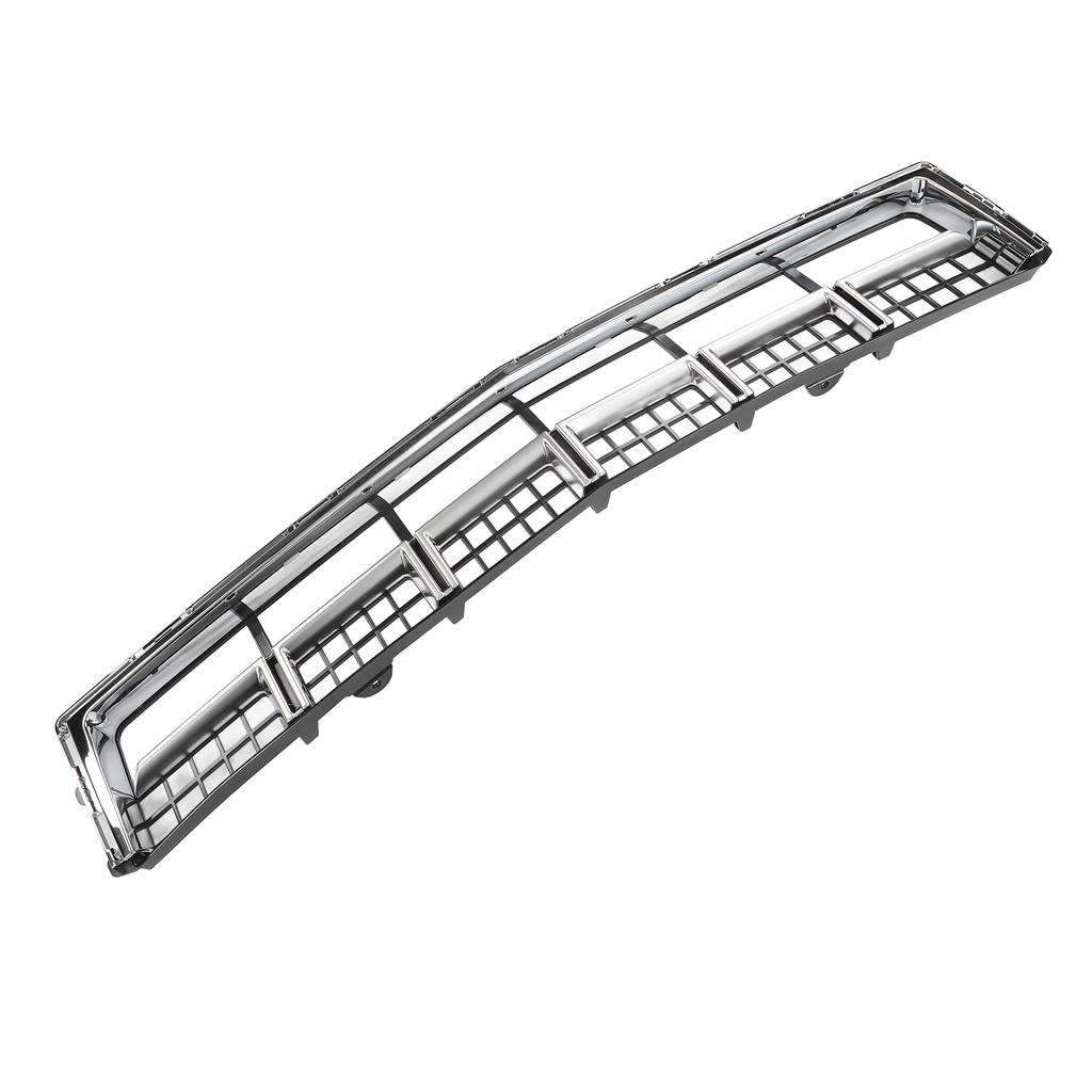Front Bumper Lower Grille SK601167 Aerodynamic Waterproof Silver Grille Trim Panel Fit For SRX 2013 to 2016
