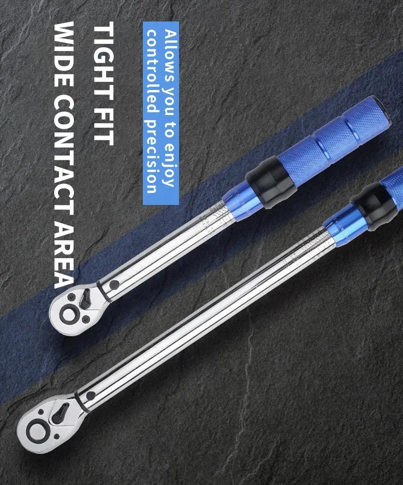 3/8 Inch 5-60N.m ±3% Torque Wrench Square Drive Torques Key High Precision Torque Wrench Professional Bicycle Automotive Tool