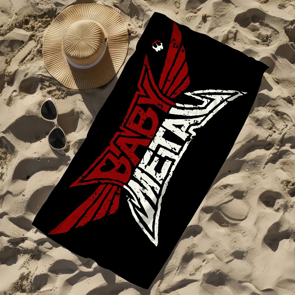 B-Baby-metal Japanese Towel Beach Quick Dry Soft Pool Towels Gift for Travel Gym Shower Camping Sports