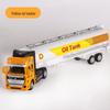 Alloy Semi-Trailer Transport Truck Toy - Durable Model for Boys