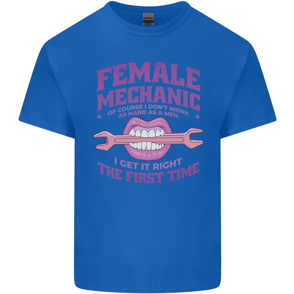 Funny Female Mechanic Unisexs Light Cotton TShirt