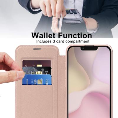 Luxury Transparent Flip Leather Wallet Magnetic Case For iPhone 17 16 15 14 13 12 11 Pro Max & 17e and 16e Slot Card Bag Covero