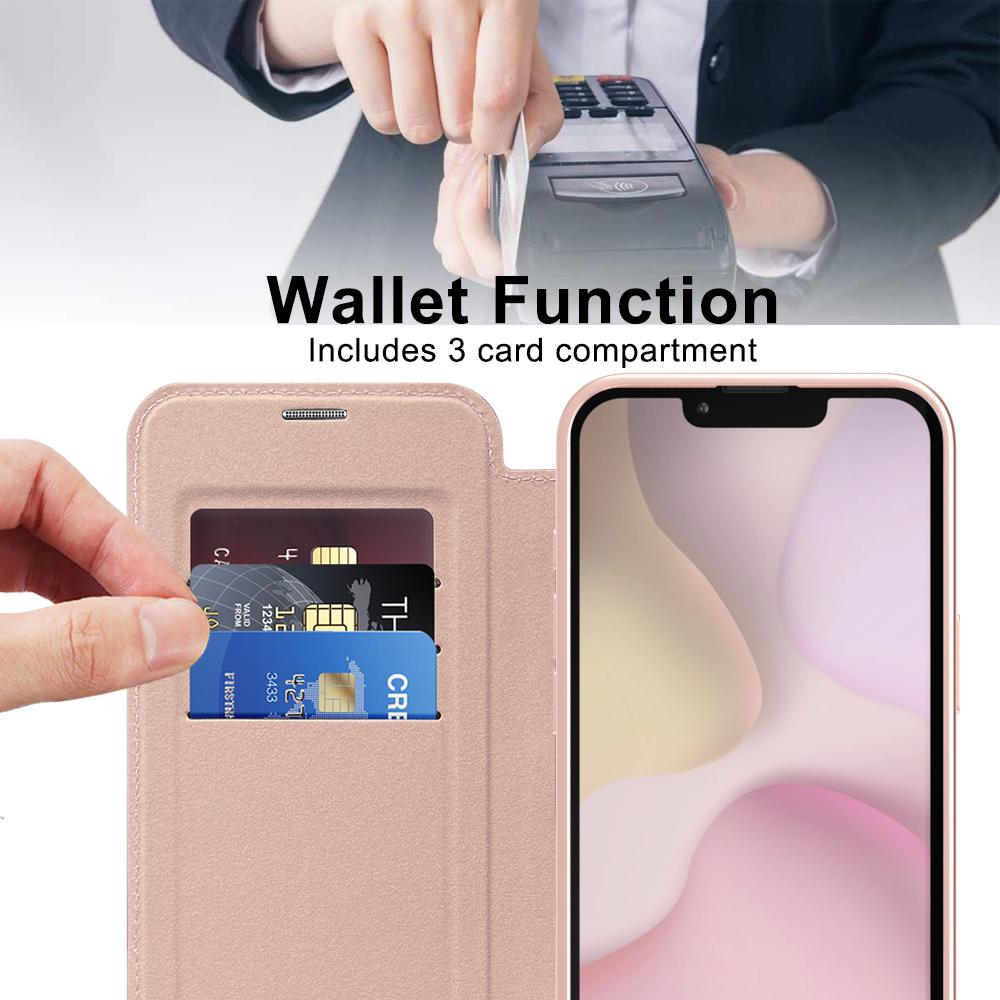Luxury Transparent Flip Leather Wallet Magnetic Case For iPhone 17 16 15 14 13 12 11 Pro Max & 17e and 16e Slot Card Bag Covero