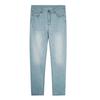 Herren Straight Fit gewaschene Jeans