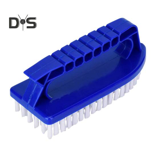 

Чистящая щетка с нескользящей ручкой Прочные щетинки Удобно хранить Чистящий скруббер Бассейны Ванные комнаты Полы Принадлежности синий