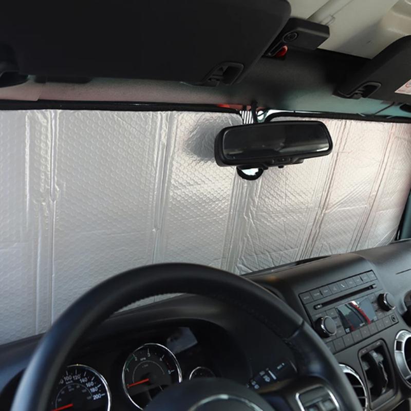 For Jeep Wrangler  JK TJ 1997-2018 Front Window Sunshade Windshield Sunshade for Jeep Wrangler Windshield Sun Shade