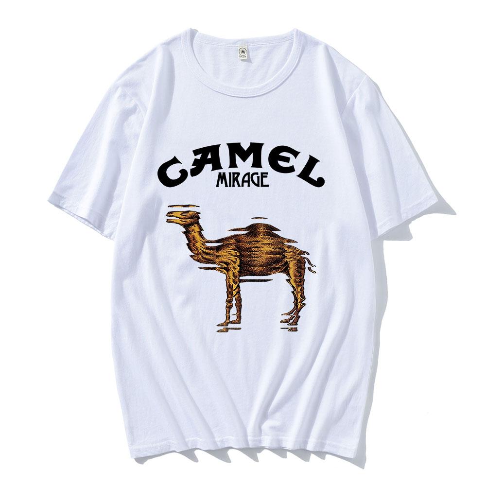 

Ретро футболка с сигаретами Camel, винтажный хлопок, мужские топы, футболки, с коротким рукавом, повседневная уличная одежда, мужская женская одежда, футболка Харадзюку XS（old）