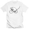 Fashion Cycling Rat Casual Tops O Neck Summer Tees Cotton Fitness Tshirt Oversized Unisex T Shirt Mens Clothing Streetwear